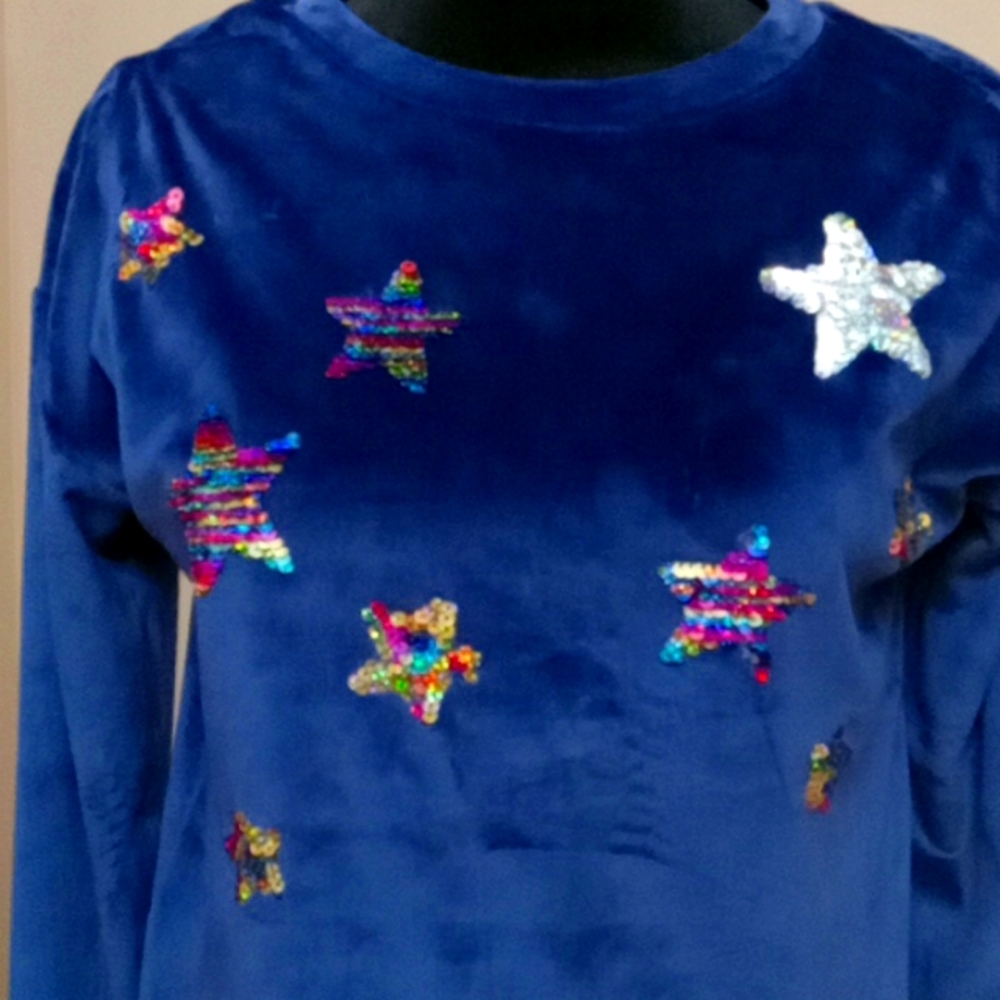 Girls velvet top So XL